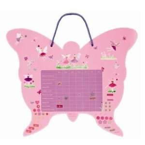  Think Pink Fairy Garden Butterfly Star Chart Toys & Games