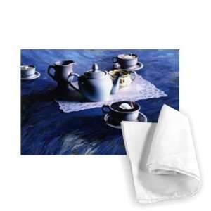  Tea Time with Gordy, 1998 (paper mosaic   Tea Towel 100% 