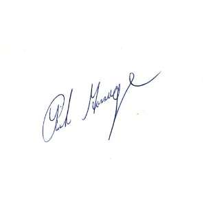  Rich Gossage Autographed 3x5 Card