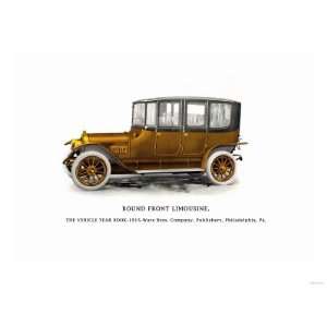  Round Front Limousine Giclee Poster Print, 9x12