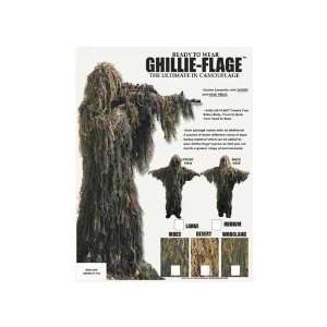  Ghillie Flage Suit Desert Size Extra Large Sports 