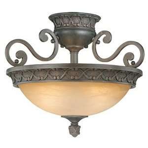 Concord Fans FFP 06AC 03ORB Aracruz   Three Light Semi Flush Mount 