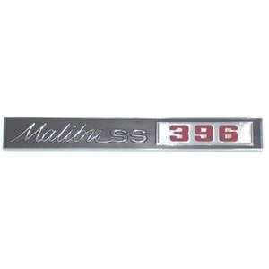 65 CHEVELLE SS Z 16 TRUNK EMBLEM, MALIBU SS 396,