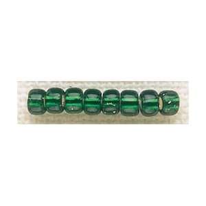  Brilliant Green Glass Beads   Size 6/0 (4mm)