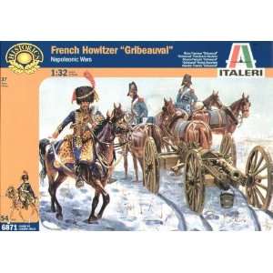  French Howitzer Gribeauval Artillery (3 Riders, 5 Horses 