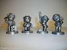 Avon Benjamin J Bearington Bear Pewter Figurines Set of 4