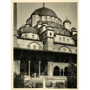  1937 Yeni Valide Mosque Istanbul Photogravure Hurlimann 