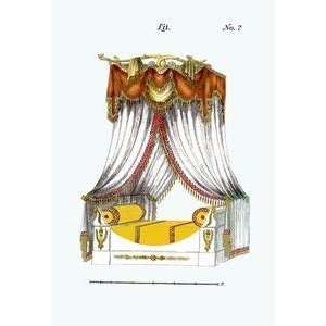  Vintage Art French Empire Bed No. 7   04485 3