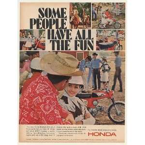  1966 Honda Motorcycles Some People Have All The Fun Print 