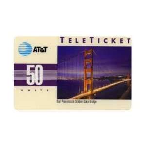 Collectible Phone Card 50u San Franciscos Golden Gate Bridge (Group 