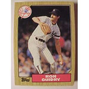  1987 Topps #375 Ron Guidry [Misc.]