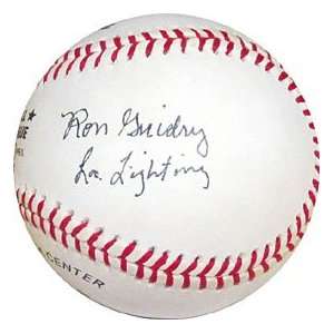  Ron Guidry La. Lightning Autographed / Signed Baseball 
