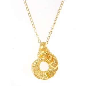  Aries Zodiac Necklace   Ram Horn (Gold Vermeil) Jewelry