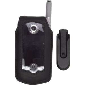   Case (Black) With Swivel Belt Clip for Motorola V710 Electronics