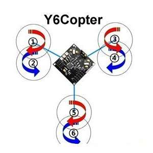   Multicopter multicontroller v5.5  Blackbo SMD Y6Copter Electronics