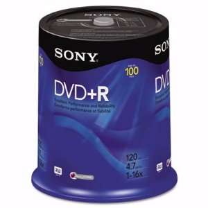  Sony Corporation   100DPR47LS4   Sony 16x DVD+R Media 