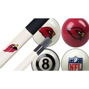  Imperial Arizona Cardinals Billiard Ball & Cue Set Sports 