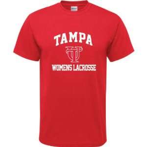 Tampa Spartans Red Youth Womens Lacrosse Arch T Shirt 