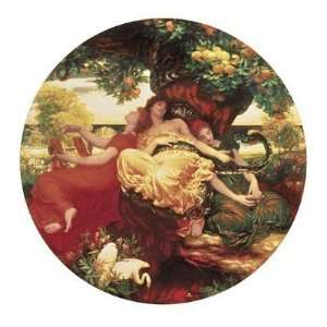 The Garden of the Hesperides by Frederic Lord Leighton   11 3/4 x 11 3 