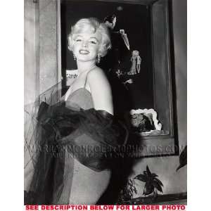  MARILYN MONROE BEAUTY GOING TO A PARTY (1) RARE 8x10 FINE 