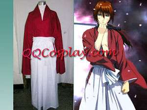 Rurouni Kenshin Himura Kenshin Maroon Cosplay Costume  
