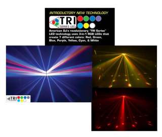 NEW AMERICAN DJ Aggressor Tri LED Derby Light Effect 640282092500 