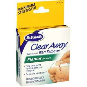 DR SCHOLLS CLEAR AWAY PLANTAR Pack of 24 by SCHERING PLOUGH NO