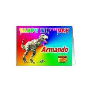  Armando, T rex Birthday Card Eater Card Health & Personal 