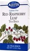 Red Raspberry Leaf Tea by Alvita   24 Tea Bags Rubus idaeus  