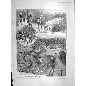  1905 BIG GAME HUNTING INDIA BUFFALO BROWN SPORT PEYTON 