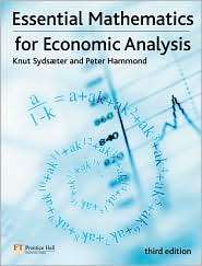   Analysis, (0273713248), Knut Sydsaeter, Textbooks   