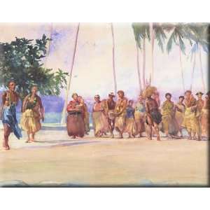 Fagaloa Bay, Samoa  The Taupo, Faase, Marshalling the Woman Who Bring 
