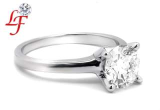 35 H VS2 ROUND CUT DIAMOND SOLITAIRE ENGAGEMENT RING  
