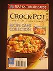 Crockpot Recipe Card Collection Cookbook with 76 Recipe Cards