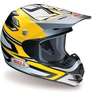  Bell SC X Python Helmet   X Large/Python Yellow/Silver 