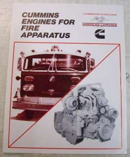 American LaFrance 1983 Fire Truck Engine Sales Brochure  