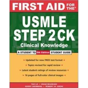 First Aid for the USMLE Step 2 CK  N/A  Books