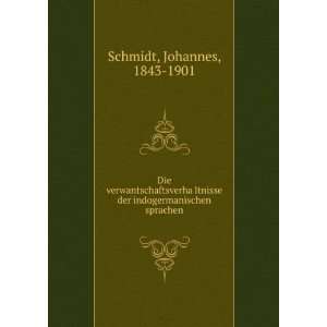   der indogermanischen sprachen Johannes, 1843 1901 Schmidt Books
