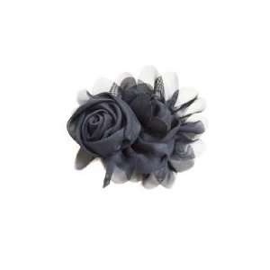  Chiffon Rosebud By Shine Trim   Black Arts, Crafts 