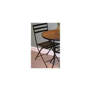  4D Concepts Black Metal Dining Chairs   Set Of 2