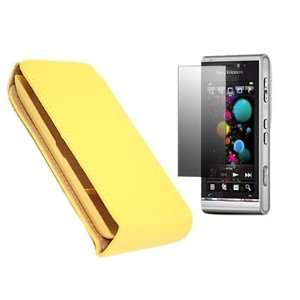  iTALKonline YELLOW FlipMatic Easy Clip On Vertical Cover 