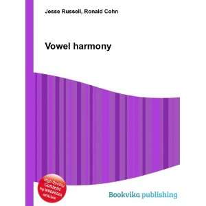  Vowel harmony Ronald Cohn Jesse Russell Books