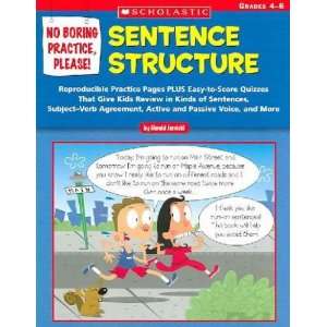   No Boring Practice, Please Sentence Structure Harold Jarnicki Books