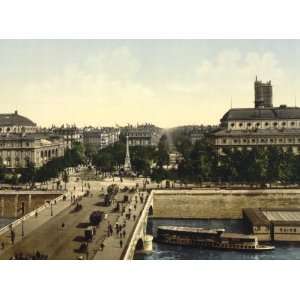 Place du Chatelet, Paris, France 1890s photochrom. Photochrom (also 