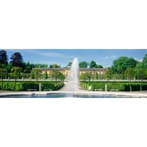  Fountain in a Garden, Potsdam, Germany Travel Photographic 
