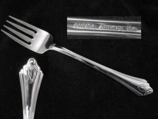Oneida Leaf (for Amway) Salad Fork Stainless Flatware  