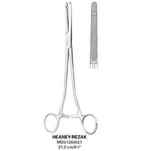  Heaney Rezak Hysterectomy Forceps   Straight, 8 1/4, 21 