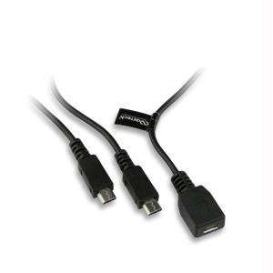    Naztech Micro USB Dual Charging Splitter Cable Electronics
