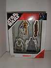 STAR WARS YODA, DARTH VADAR, R2D2 & CHEWBACCA CHRISTMAS ORNAMENT 