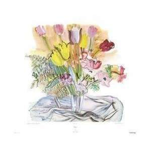  Tulipes artist Raoul Dufy 29x23